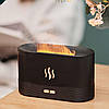 Зволожувач повітря, аромадифузор портативний з імітацією вогню Kinscoter DQ-701 180 мл, Black, фото 3