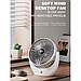 Настільний акумуляторний міні-вентилятор USB Portable Mini Fan LY-853 Jw, фото 3