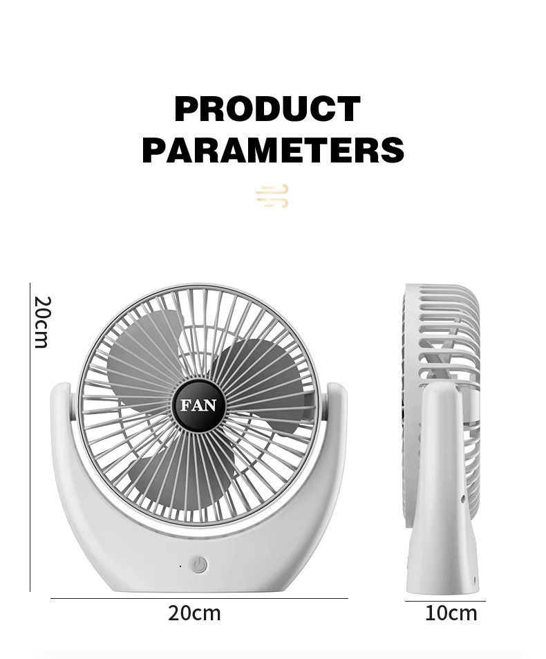 Настільний акумуляторний міні-вентилятор USB Portable Mini Fan LY-853 Jw