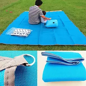 Антипісок Пляжна диво-підстилка килимок для моря Originalsize Sand Free Mat