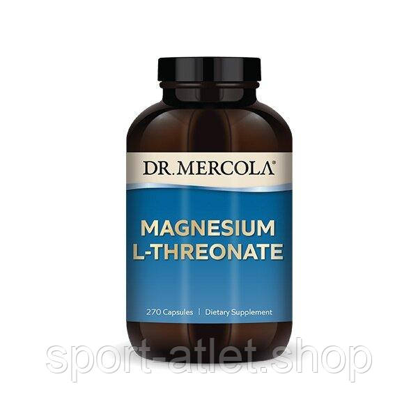 L-треонат магнію Dr. Mercola Magnesium L-Threonate, 270 капсул