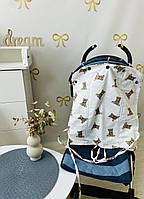 Захисна шторка на візочок, накидка на візочок від сонця Angelok-child