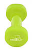 Гантель вінілова Power Play 4125 Achilles 3 кг, Green, фото 2