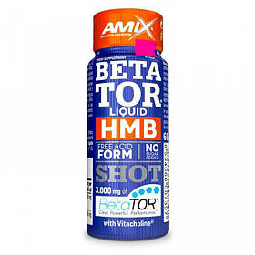 Післятренувальний комплекс AMIX BetaTor Liquid HMB Shot, 60 мл - Ягоди