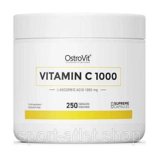 Вітаміни та мінерали OstroVit Vitamin C 1000 mg, 250 капсул