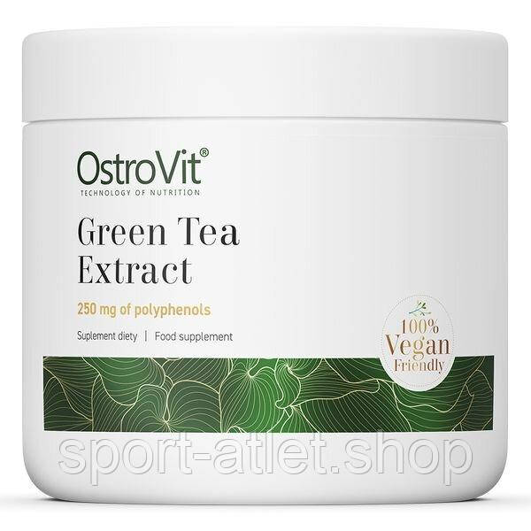 Екстракт зеленого чаю OstroVit Vege Green Tea Extract, 100 грам, фото 1