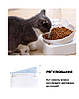 Миска для тварин Semi Animal Bowl 13см*24см*21см 500 мл, White з автоматичною поїлкою, фото 4