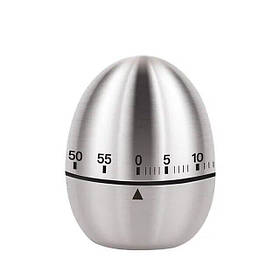 Механічний таймер Semi Timer Egg 7.5*6.2 см з нержавіючої сталі