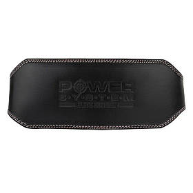 Пояс для важкої атлетики Power System PS-3030, Black/Red - S