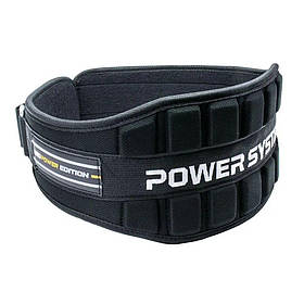 Пояс для важкої атлетики Power System PS-3230, Black/Yellow - M