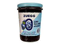 Джем ZUEGG чорничний без цукру 0 Zero Zuccheri Aggiunti Mirtilli Neri 220г