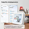 Розумний Wi-Fi датчик температури та вологості Tuya SmartLife wifi термометр/гігрометр з підсвічуванням, фото 2