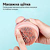 Щітка силіконова масажна Semi Cleaning Device з дозатором, Green для миття тварин, фото 4