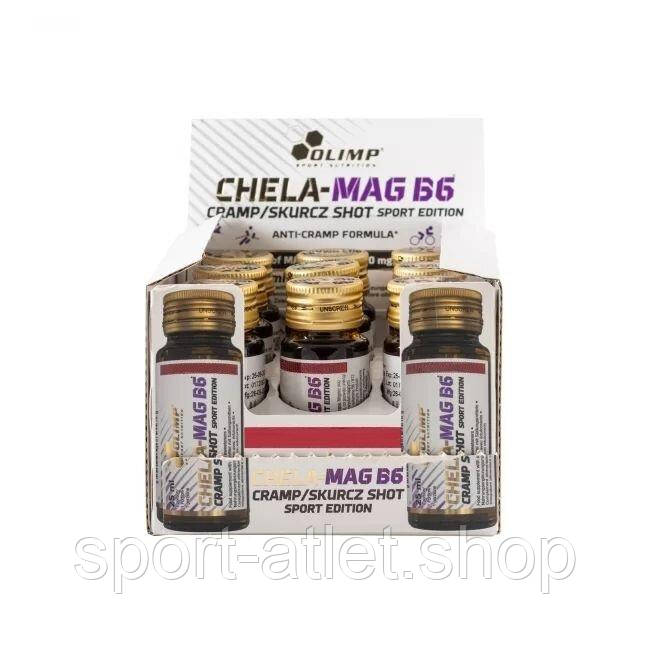 Магне - В6 Olimp Sport Edition Chela-Mag B6 Cramp Shot, 9*25 мл - Вишня