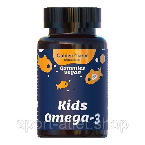 Жирні кислоти Golden Pharm Kids Omega-3, 60 желейок, фото 1