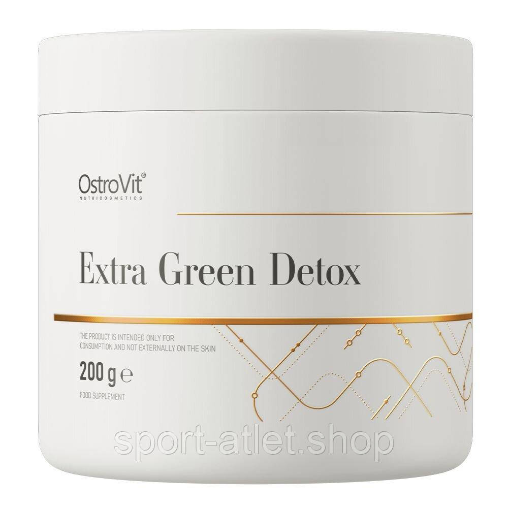 Натуральна добавка OstroVit Extra Green Detox, 200 грам, фото 1