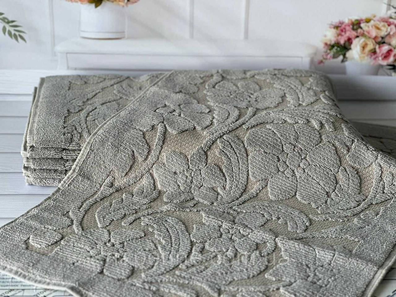 Рушники для ніг 6 штук в упаковці 50 на 70 см щільність 650 Туреччина сіро бежеві