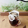 Дріп пакети із целюлози Semi Drip Bags, 100 шт для заварювання кави та чаю, фото 7