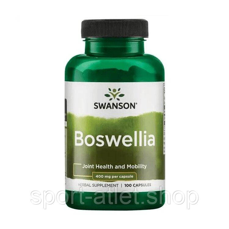 Екстракт босвелії Swanson Boswellia 400 mg, 100 капсул для підтримки суглобів, фото 1