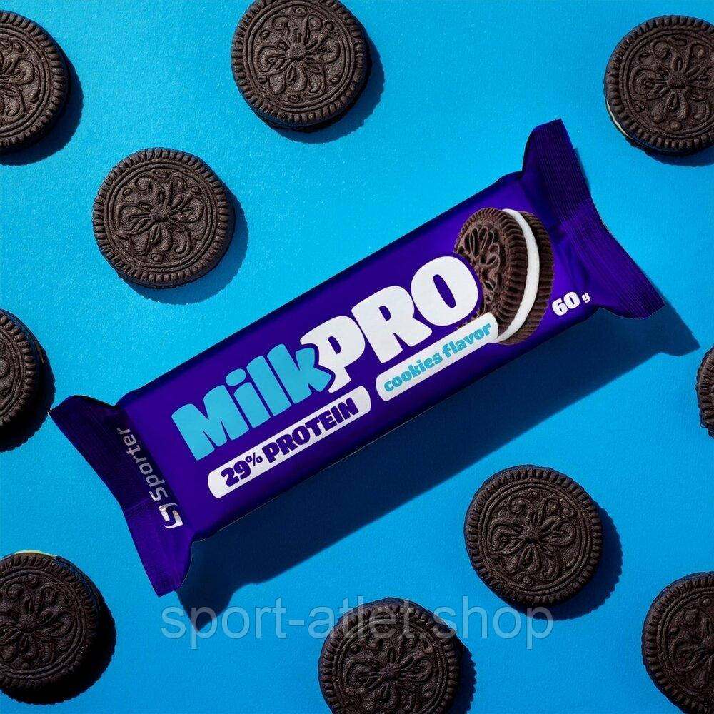 Батончик Sporter MilkPro 29%, 60 грам - Печиво, фото 1