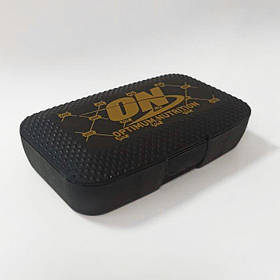 Таблетниця Optimum Nutrition Pill Box, Black/Gold