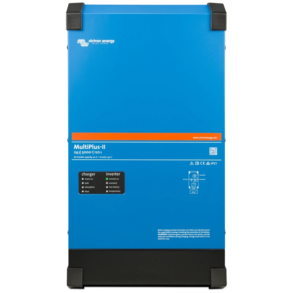Інвертор VictronEnergy MultiPlus-II 24/5000/120-50 однофазный чистая синусоида