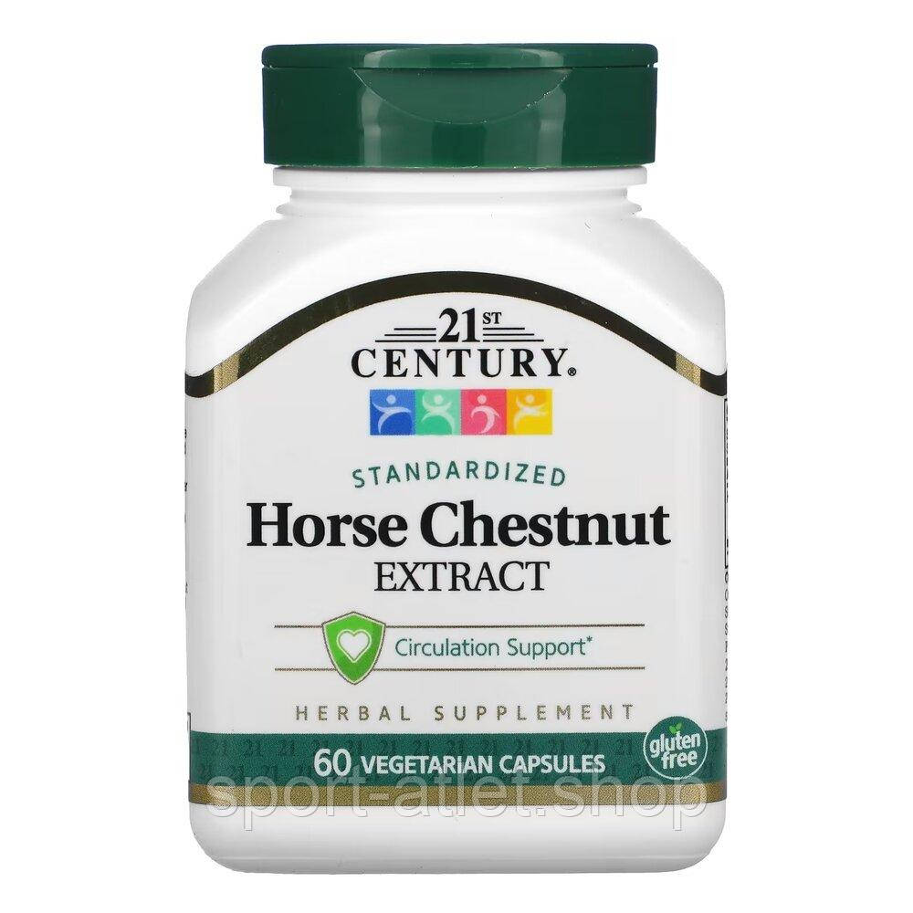 Натуральна добавка 21st Century Horse Chestnut Extract, 60 вегакапсул