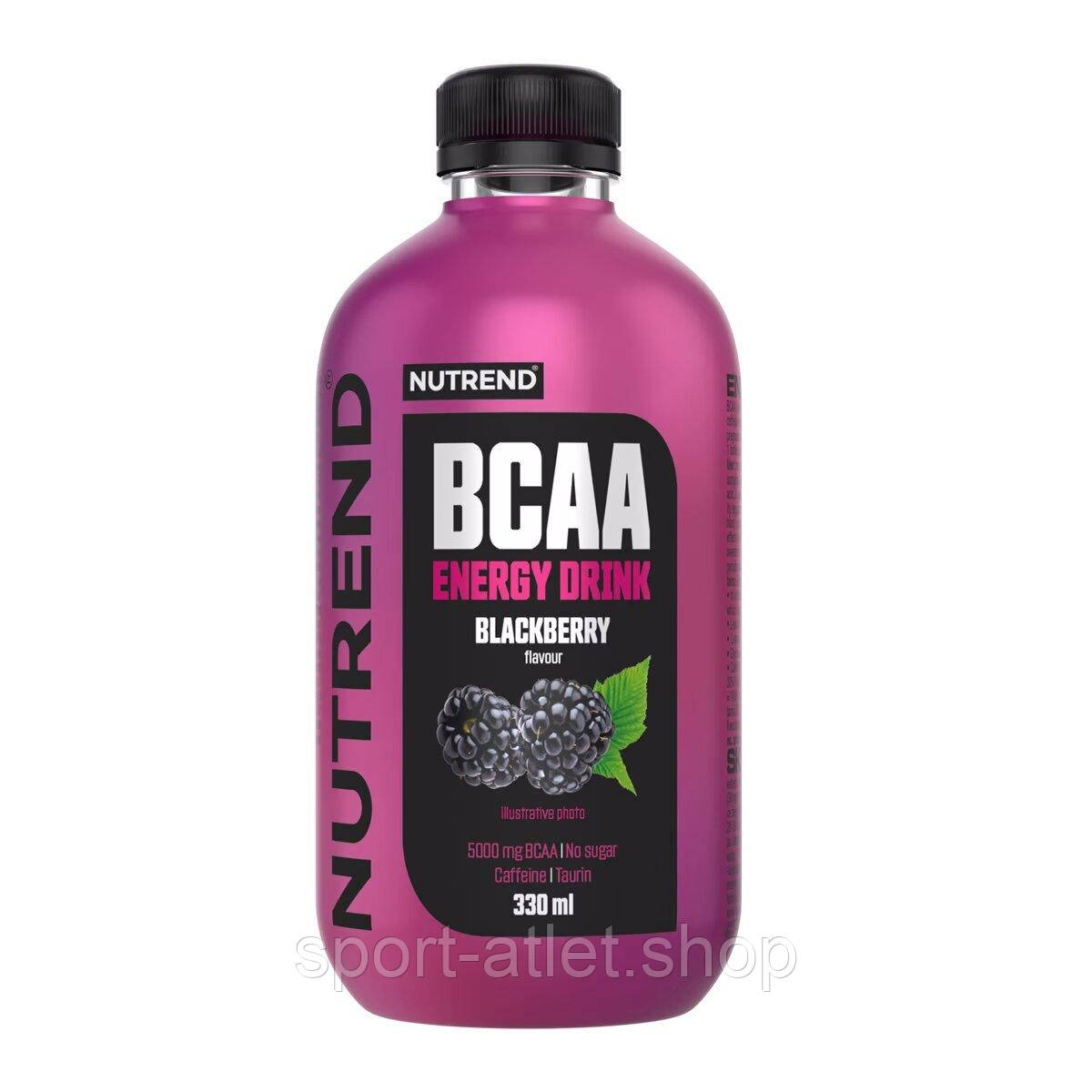 Напій з БЦАА Nutrend BCAA Energy Drink, 330 мл - Ожина, фото 1
