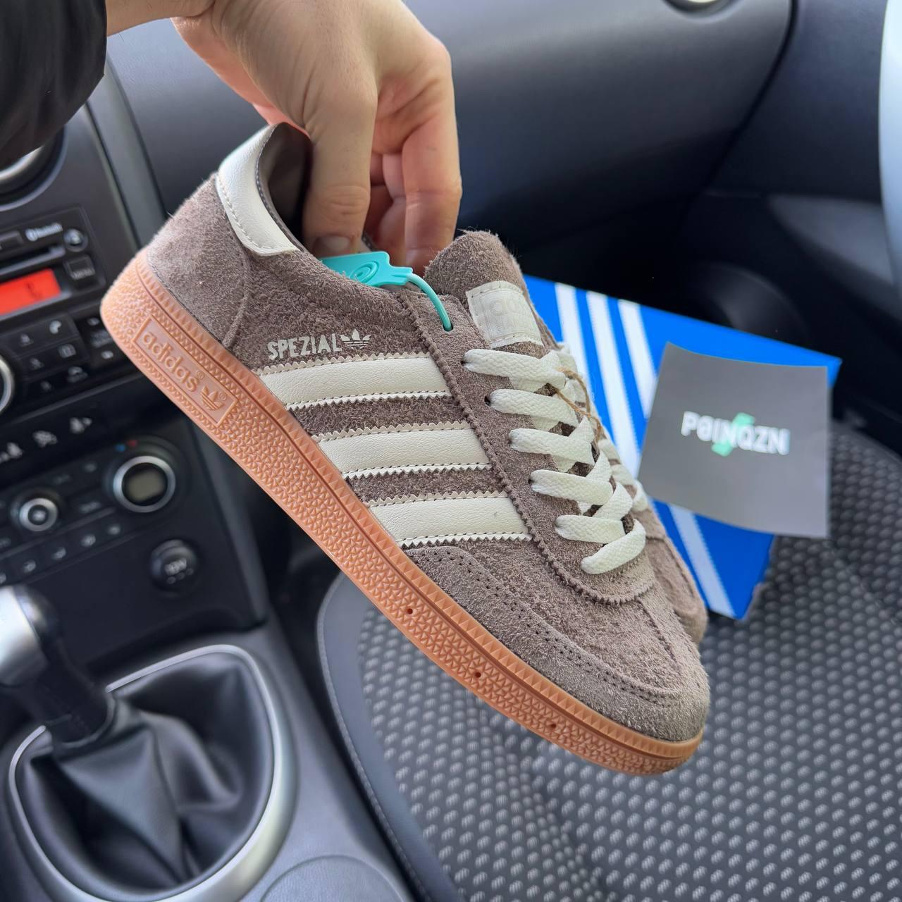 Жіночі кросівки Adidas Spezial Brown Коричневі Взуття Адідас Спеціал замша текстиль демисезон