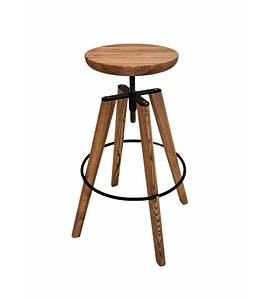 Табурет барний круглий стілець Tokyo дерев `яний в стилі лофт барні стільці стільчики для барної стійки кухні кафе 650 мм