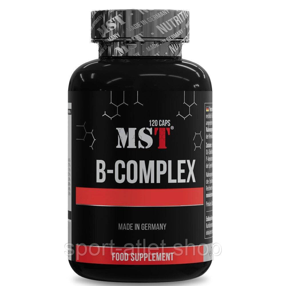 Комплекс вітамінів групи B MST B-Complex Professional, 120 капсул для підтримки загального здоров'я