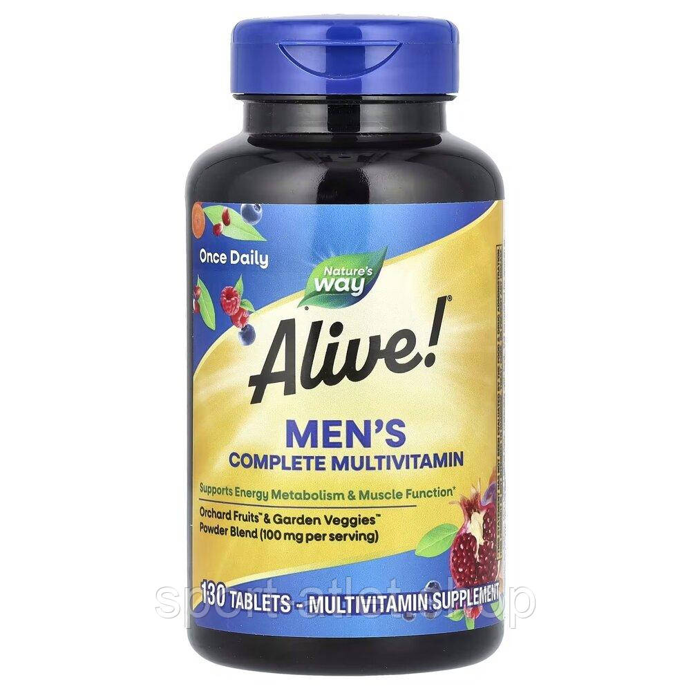 Комплекс для здоров'я чоловіків Nature's Way Alive! Men's Complete Multivitamin, 130 таблеток