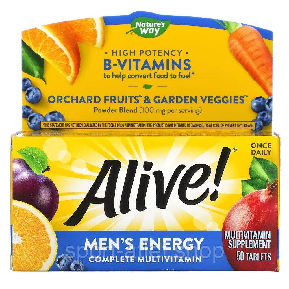 Комплекс для здоров'я чоловіків Nature's Way Alive! Men's Energy, 50 таблеток