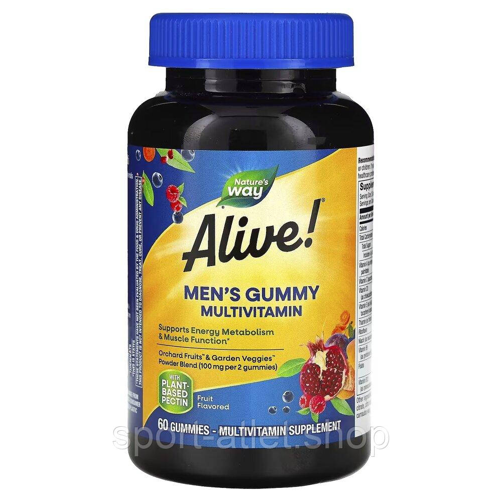 Комплекс для здоров'я чоловіків Nature's Way Alive! Men's Gummy, 60 желейок