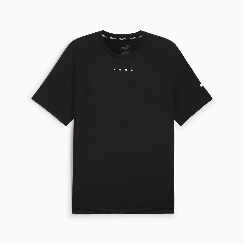 Футболка спортивна чоловіча Puma CLOUDSPUN Soft Tee 525711 01 (чорна, поліестер, тренувальна, бренд пума)