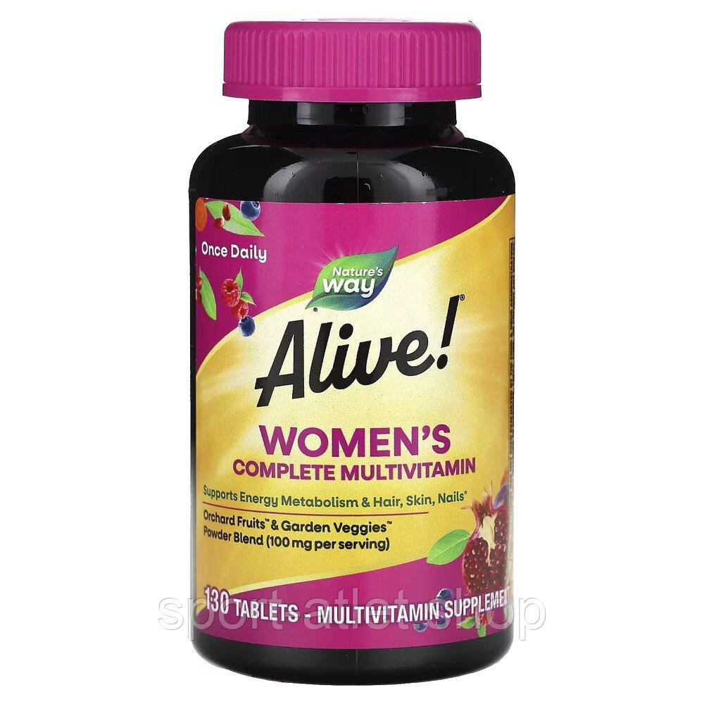 Комплекс для здоров'я жінок Nature's Way Alive! Women's Complete Multivitamin, 130 таблеток
