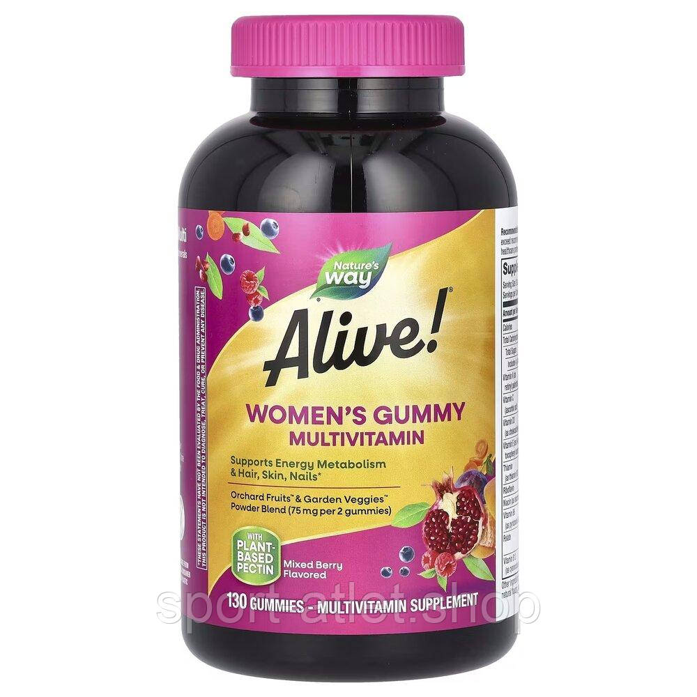 Комплекс для здоров'я жінок Nature's Way Alive! Women's Gummy, 130 желейок