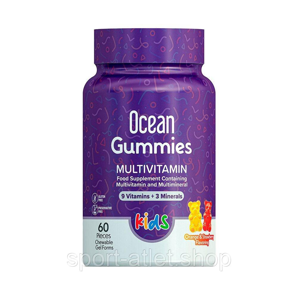 Комплекс для здоров'я дітей Orzax Ocean Gummies MultiVitamin, 60 желейок