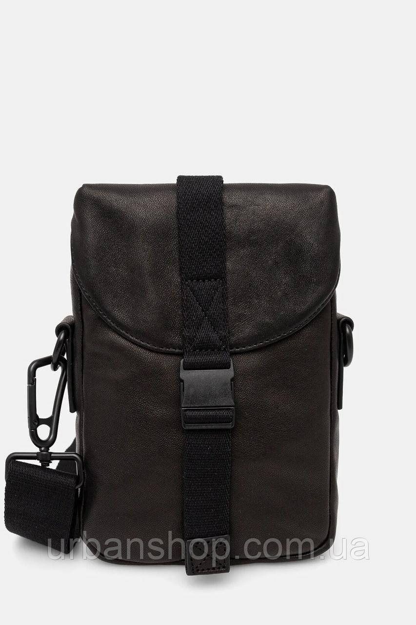 Urbanshop com ua Шкіряна сумка AllSaints JUAN колір чорний M145XB РОЗМІРИ ЗАПИТУЙТЕ
