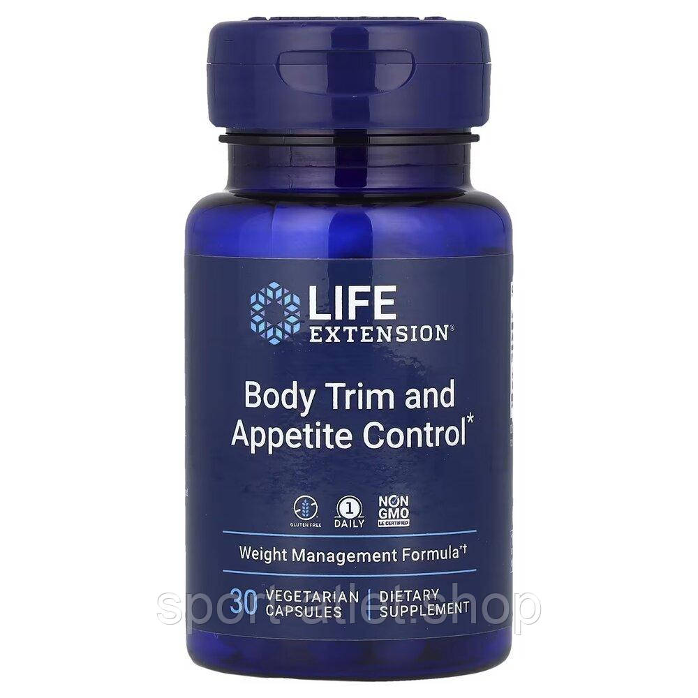 Екстракти вербени лимонної та гібіскуса Life Extension Body Trim and Appetite Control, 30 вегакапсул для підтримки контролю, фото 1