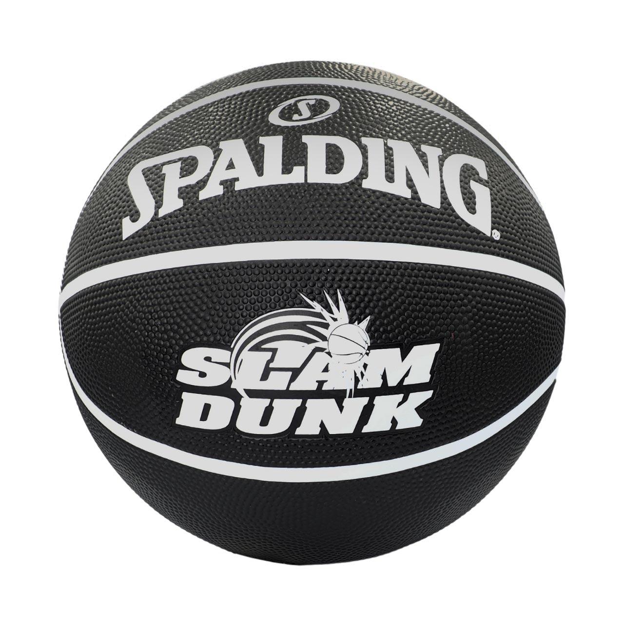Баскетбольний м'яч Spalding Slam Dunk розмір 7 гумовий для вулиці-залу, оригінал (84860Z)