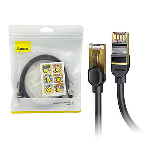 Мережевий (LAN) кабель Baseus High Speed (CAT7) 10Gigabit Ethernet (WKJS010101) 1 метр