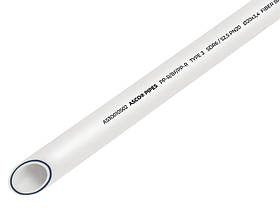Труба PPR PP-RCT BASALT Ø20*3,4мм SDR 6.0/S2.5/PN20 білого кольору ASCO® 4/120м
