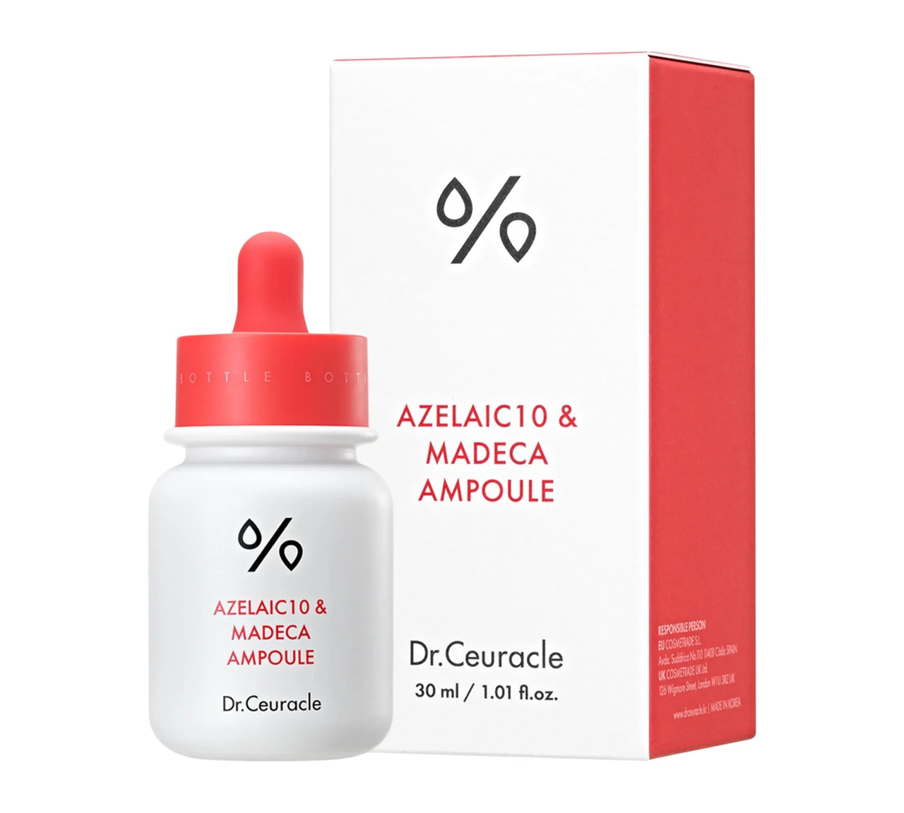 Сироватка Dr.Ceuracle Azelaic 10 & Madeca Ampoule 30 мл з азелаїновою кислотою 10% та мадекасозидом