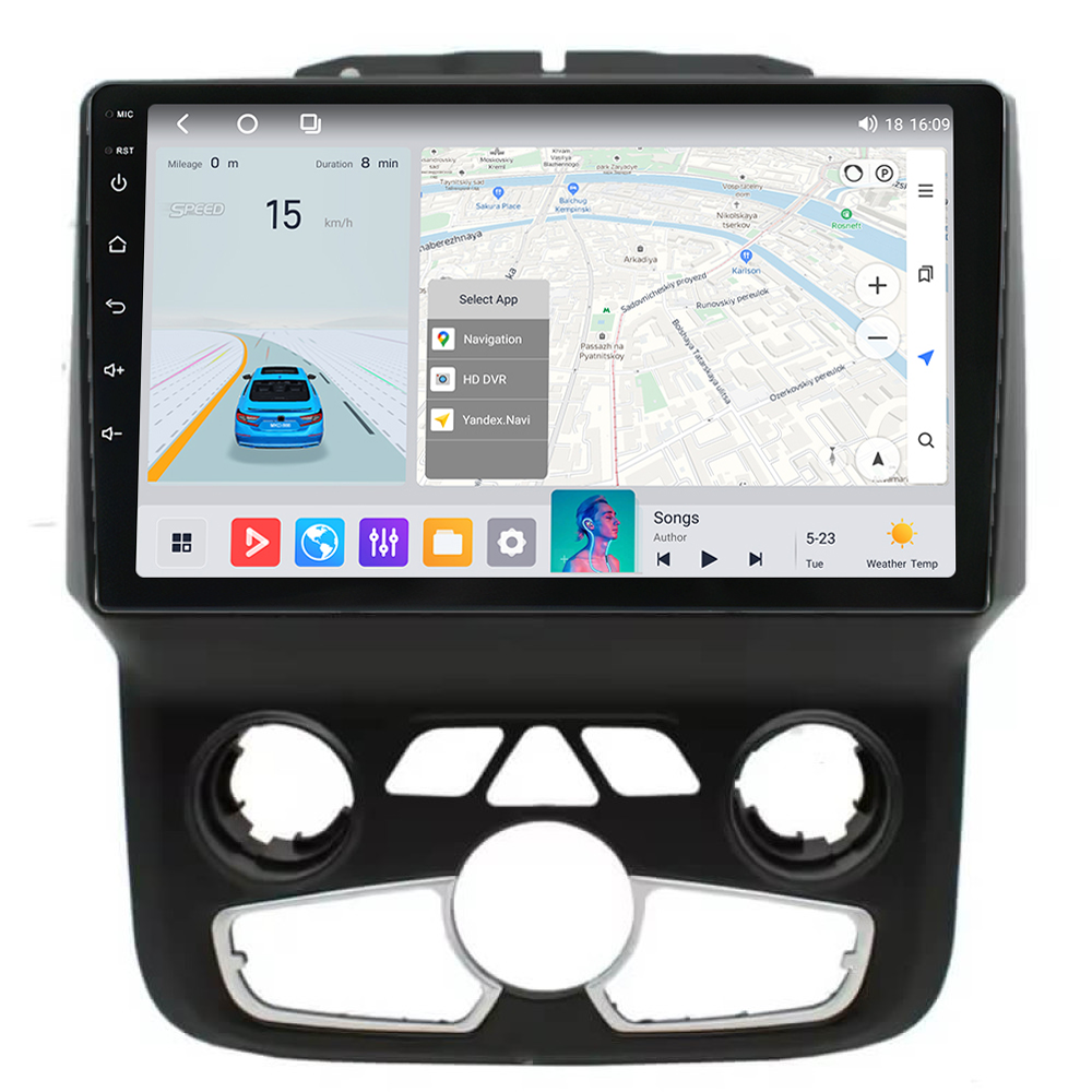 Штатна магнітола Mekede MS Dodge RAM (2012-2017) QleD