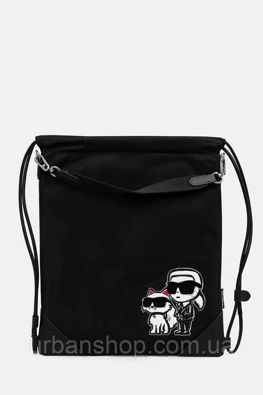 Urbanshop com ua Мішечок Karl Lagerfeld колір чорний однотонний A2W30184 РОЗМІРИ ЗАПИТУЙТЕ