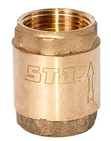 Клапан зворотн. ходу 1 1/4" латунний шток STA 8/96