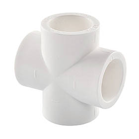 Хрестовина PPR Ø50 Tebo біла 4/32