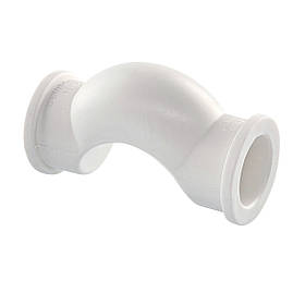 Обвід PPR короткий з муфтами Ø32 Tebo білий 11/110