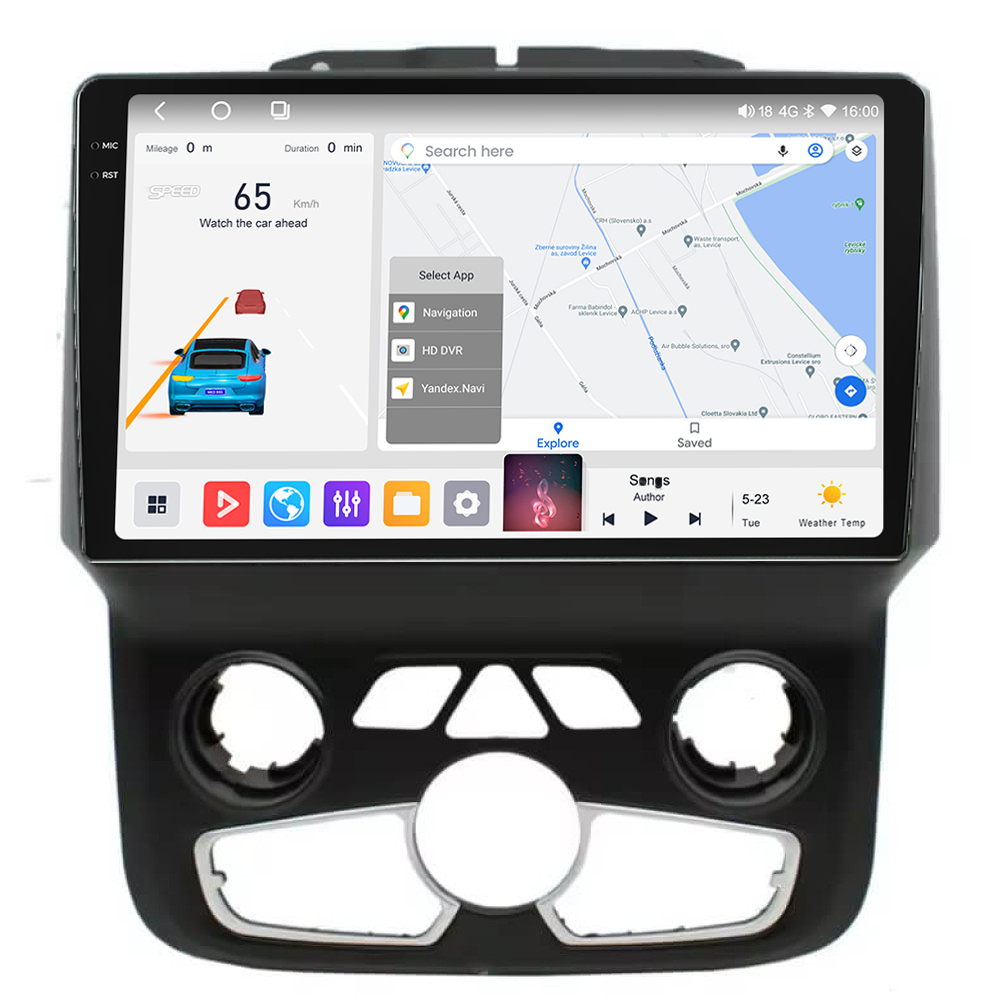 Штатна магнітола Mekede MS 2k Dodge RAM (2012-2017) CarPlay QleD, фото 1